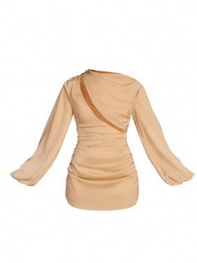 Cutout Satin Mini Dress (Pretty Little Thing)